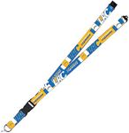 Rico Industries NFL Football Los Angeles Chargers 19" x 1" Premium Unisex-Adult Safety Breakaway Lanyard - Flash