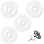 Qixuer 4 Pieces Garage Door Opener,Drive Gear Nylon Gear 32 Teeth Garage Door Gear Garage Door Opener Gear Fit Garage Door Motor Drive Gear for Sears LiftMaster Chamberlain 41A2817