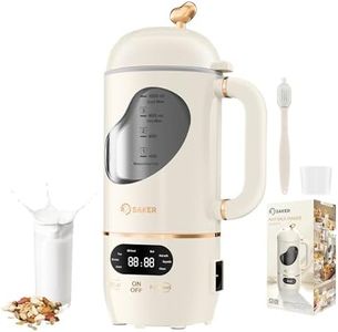 SAKER Automatic Nut Milk Maker,35oz Homemade Almond, Oat, Soy, Plant-Based Milk and Dairy Free Beverages, Almond Milk Maker with Delay Start/Keep Warm/Boil Water, Soy Milk Maker