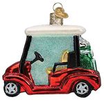 Old World Christmas Golf Cart Glass Blown Ornament for Christmas Tree