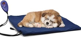 Luxurious 50cm x 50cm Heated Pet Pad Mat with Thermal Protection & Temperature Display