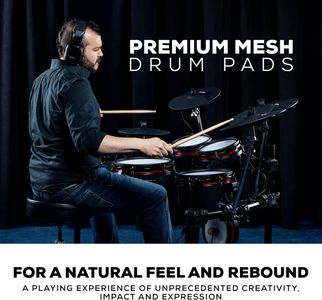 Alesis Crimson II SE Electronic Drum Kit – Mesh Pads, Complete Set