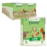 Naturediet - Feel Good Wet Dog Food, Natural and Nutritionally Balanced, Lamb, 390g (Pack of 18)