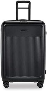 Briggs & Riley Sympatico Hardside Large Spinner Luggage, Matte Black, 27-Inch Checked