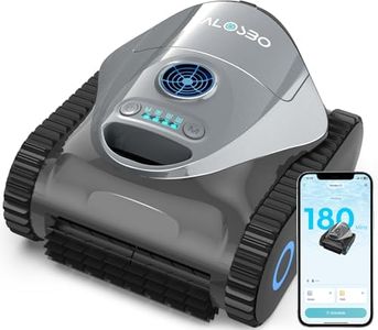 TALOSBO (2026 Neu) C1 Poolroboter Boden und Wand, Wasserlinie, 180μm Filterkorb und 35ppi Schwammfilter, 180 Min. Akkulaufzeit, Kabelloser Poolsauger Akku & APP-Steuerung, für Pools bis zu 150 m²