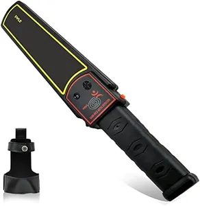 Pyle Handheld Metal Detector Security Wand - Portable Battery Operated Super Security Scanner w/ Adjustable Sensitivity, Sound Vibration Alerts, Detects Weapons, Knives and Other Metal Objects PMD38