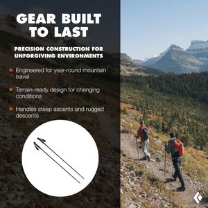 Black Diamond Distance Z Trekking Poles – Lightweight Foldable