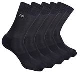 HEELIUM Bamboo Socks for Men | Crew Socks | Formal & Office Wear | Odour Free & Breathable | 3X Softer than Cotton Socks