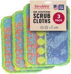 Wet-It Skrubba Non-Scratch Scouring Pad – European Scrubby Sponge for Kitchen Cleaning, Pots, Pans, Glass & Cookware – Durable Reusable Pad with Fun Chicken Design