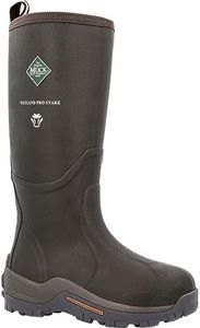 Muck Boots Men's Wetland Pro Tall Pull On Waterproof Wellington Boot, Brown, 10