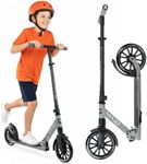 Folding Kick Scooter with Suspension for Adults and Teens – Adjustable Handlebar – Big 200mm Wheels – Lightweight Frame – 250lbs Capacity – Madd Gear Metro Cruise 250