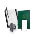 ROCKETBOOK Fusion Reusable Digital Notebook - Smart Notepad A5 Green, 7 Styles, To Do List, Daily Journal, Weekly & Monthly Planner, with Frixion Erasable Pen, Office Gadget Reduces Paper Waste