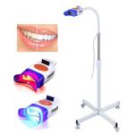 Mobile Dental Teeth Whitening Lamp LED Bleaching Blue/Red/Purple Light 3 Colors Dental Bleaching Professional Teeth Whitening Machine Floor Standing Type