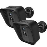 Frienda Blink XT Camera Wall Mount Bracket, Weather Proof 360 Degree Protective Adjustable Mount Bracket and Silicone Skin Cover for Blink XT Indoor/Outdoor Security Camera (2, Black)