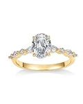 PAVOI 14K Yellow Gold Plated 1.25CT