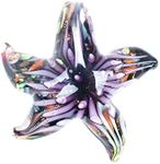 Paracord Planet Glass Starfish Pendants Available in Various and Unique Colors (Purple"Coralline")