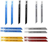 14PCS U-Shank Jigsaw Blades Jig Assortment for Wood Metal Cutting