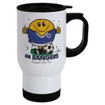 Kapow Gifts Rangers Travel Cup 450ml Travel Mug Non Spill Insulated Aluminium Thermal Cup Tumbler Drinks Gift Football Fan Supporter