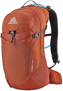 Gregory Citro 24L H2O Unisex Day Hiking/Backpacking Hydration Backpack with Included Reservoir, Breathable Backpanel and Shoulder Harness, One Size Fits All, Spark Orange