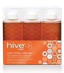 Hive Options Classic Warm Honey Wax Roller Depilatory Wax Cartridges 80g - Pack of 6