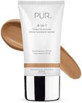 PUR Beauty 4-in-1 Tinted Moisturizer with SPF 20 - Hydrating Skin Tint Face Moisturizer, Primer & Foundation with Shea Butter, Aloe Vera & Vitamin B3 - Vegan Friendly, Paraben Free (Tan Sand)