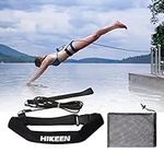 BOOSTEADY Swimming Training Belt 4M Swimming Tether Swim in Place Harness Stationary Swimming Aquatic Resistance Belt