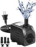 Fountain Pump, 220GPH Submersible W