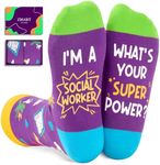 Zmart Social Worker Gifts For Women Men, Social Work Month Gifts, Volunteer Appreciation Gifts, Social Worker Socks