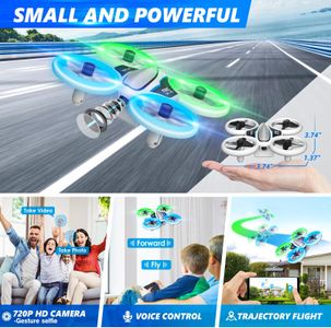 Mini Drone with 720P HD Camera – Green Quadcopter for Kids