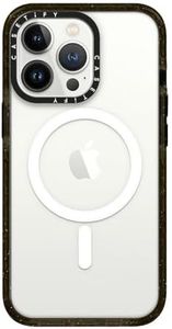 CASETiFY Impact iPhone 13 Pro Case [4X Military Grade Drop Tested / 8.2ft Drop Protection/Compatible with Magsafe] - Clear Black