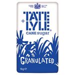 Tate & Lyle Fairtrade Granulated Sugar 1kg Bag Pack of 15