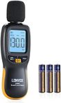 Decibel Meter, LONVOX Digital Sound Level Meter with 30 to 130 dBA Measuring Range, Backlit LCD Display, MAX/MIN Noise Measurement, Data Hold, SPL Meter for Classroom, Noisy Neighbor, Office, Factory