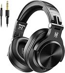 OneOdio A71 Hi-Res Studio Recording Headphones - Wired Over Ear Headphones with SharePort, Professional Monitoring & Mixing Foldable Headphones with Stereo Sound (Black)