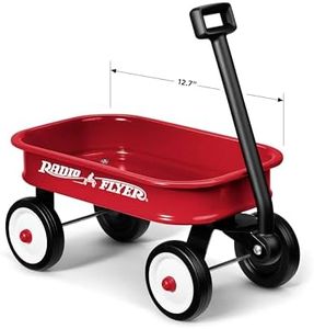 Radio Flyer Little Red Wagon 12-1/4 in. X 7-1/8 in. X 1-7/8 in. Ages 2 Steel