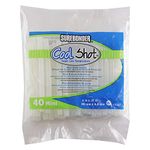 Surebonder Cool Shot Hot Glue Sticks for Ultra Low Temperature, Value Pack, Mini Size 4" - 40 Pack - Made in USA (CS-40)