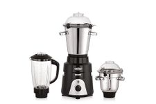 Cookwell Commercial Mixer Grinder 1500 Watt for Cafes, Restaurants, Hotels, Canteens (2HP - 3 Jar), Black