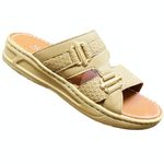 Arabian Comfort: Authentic Handcrafted Sandals Arab Design (Beige, 10)