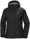 Helly Hansen Womens Seven J Rain Jacket, XL, Black