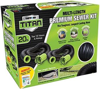 TITAN Fuel Tanks Titan 20 Foot Premium RV Sewer Hose Kit - Thetford 17902