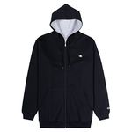 Champion Big and Tall Zip Hoodies for Men – Men’s Heavyweight Zip Hoodie Jacket Black