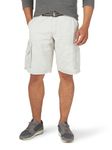 Lee Men's Dungarees New Belted Wyoming Cargo Short, Cadet Gray, 34