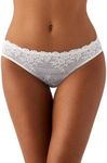 Wacoal Women's Embrace Lace Bikini Panty, White, Small