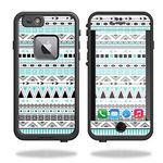 MightySkins Skin Compatible with Lifeproof iPhone 6 Plus or 6S Plus - Turquoise Tribal | Protective, Durable, and Unique Vinyl wrap Cover | Easy to Apply, Remove, and Change Styles | Made in The USA