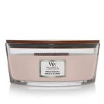 WoodWick Ellipse 16oz Candle, Vanilla & Sea Salt Scent, Crackles as it Burns, Up to 50 Hours Burn time, Premium Soy Blend, Perfect for Gifting