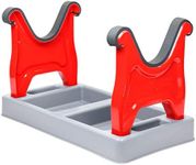 Ernst Ultra Stand: A Red/Gray RC Model Airplane Stand Designed for Durability and Convenience - Optimize RC Model Airplane Maintenance with this RC Plane Workstation