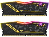 TeamGroup T-Force Delta TUF 2x8GB 3200MHz (3200MT/s) CL16 Yellow, 16GB DDR4 RAM Kit, Desktop Gaming Memory, Metal Heatsink, ARGB Sync, XMP 2.0, for Intel/AMD CPU, High Performance Low Latency Module