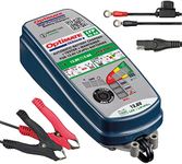 Tecmate OptiMate Lithium 4s 6A, TM391, 10-step 12.8V 6A Lithium Expert Battery Saving Charger & Maintainer, Blue/Green