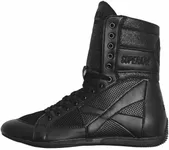 Superare Boxing Shoes – MMA Kick Boxing Pro Fighting Boots and Training Workout Shoes for Men and Women - Black 9
