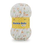 Ganga Acrowools Blankie Baby Multi Is A Super Soft Multicolor Non-Shedding Chenille Yarn. Oekotex Class 1 Certified. Safe For Babies. (Bbm012) - Polyester, 100 G