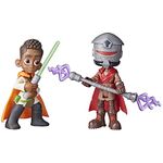 Star Wars Pop-Up Lightsaber Duel, Kai Brightstar & Taborr Action Figures, 4"-Scale Star Wars Toys for Kids